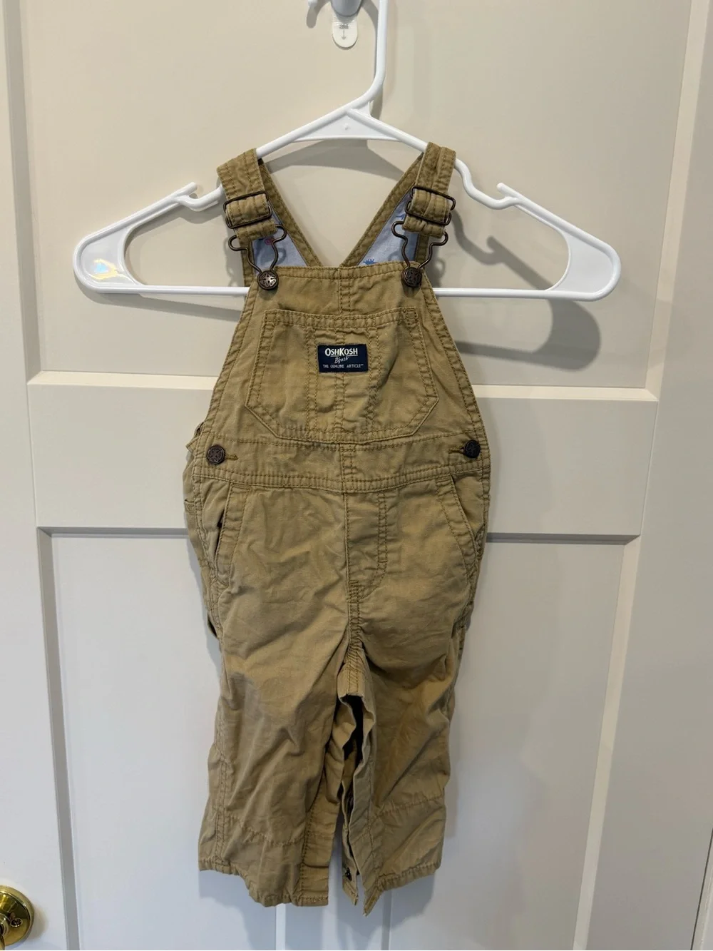OshKosh B'gosh Khaki Utility Overalls